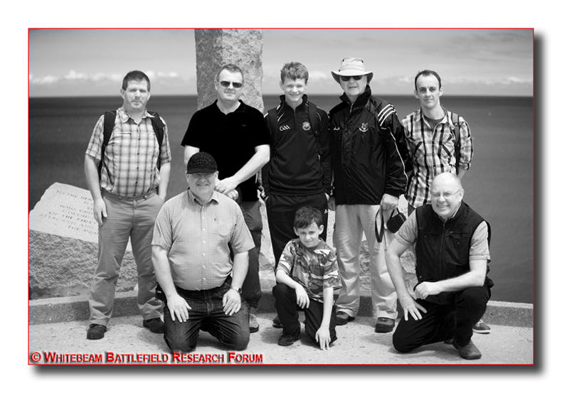 EEJ0135_bw_group_at_pointe_du_hoc